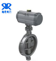 硬密封對夾氣動<a href='http://www.qysbw.cn/Product/diefa/' target='_blank'>蝶閥</a>